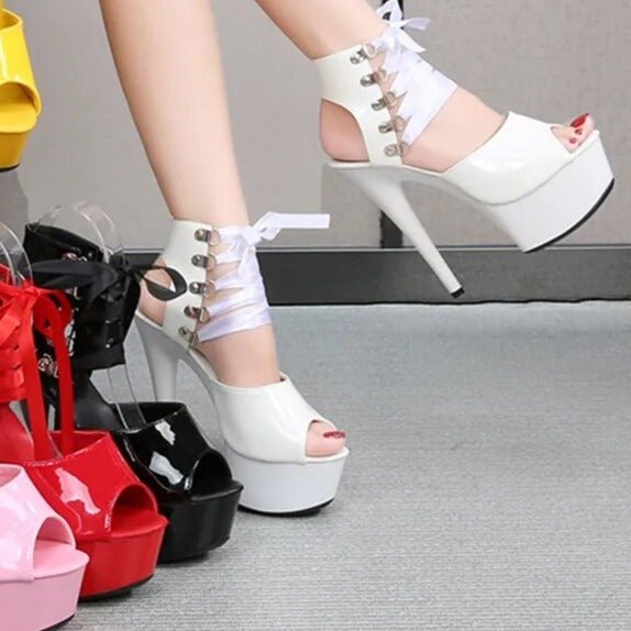 90s Jelly shoes heels - Y2k station