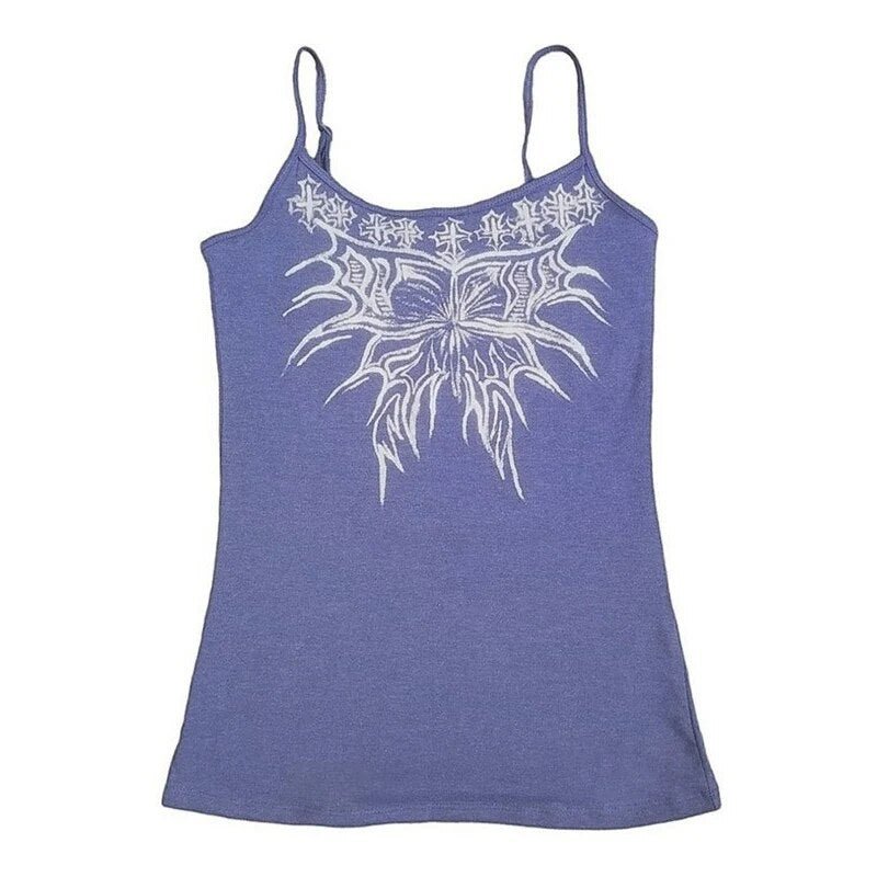 90s spaghetti strap tank top - Y2k station