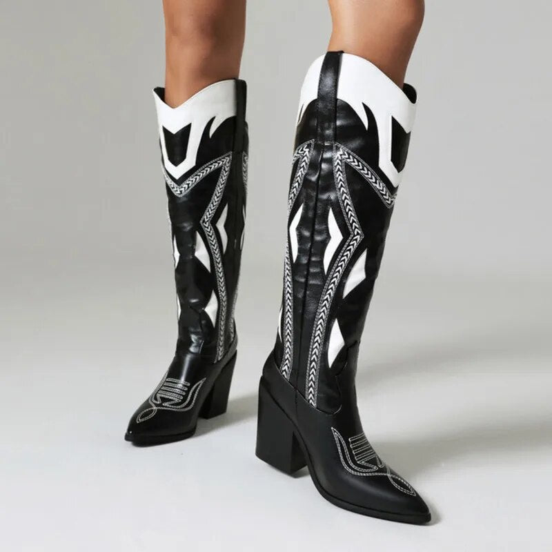 Goth cowboy boots