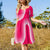 Pink 90s dress