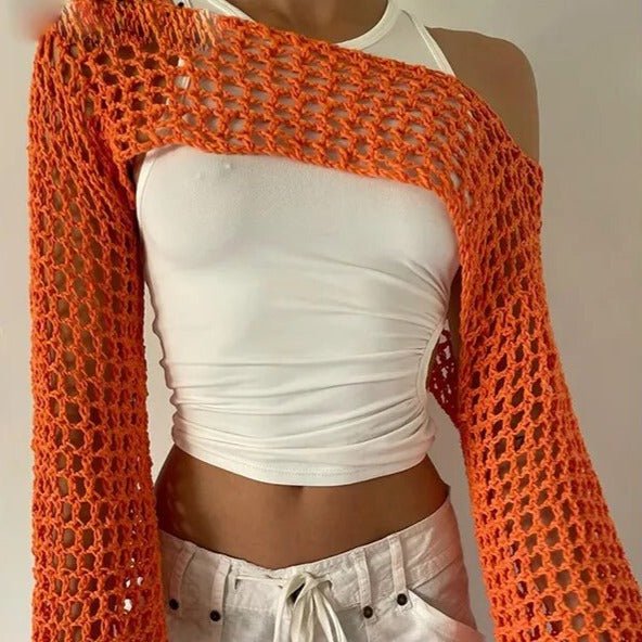 Black goth crop top - Y2k station