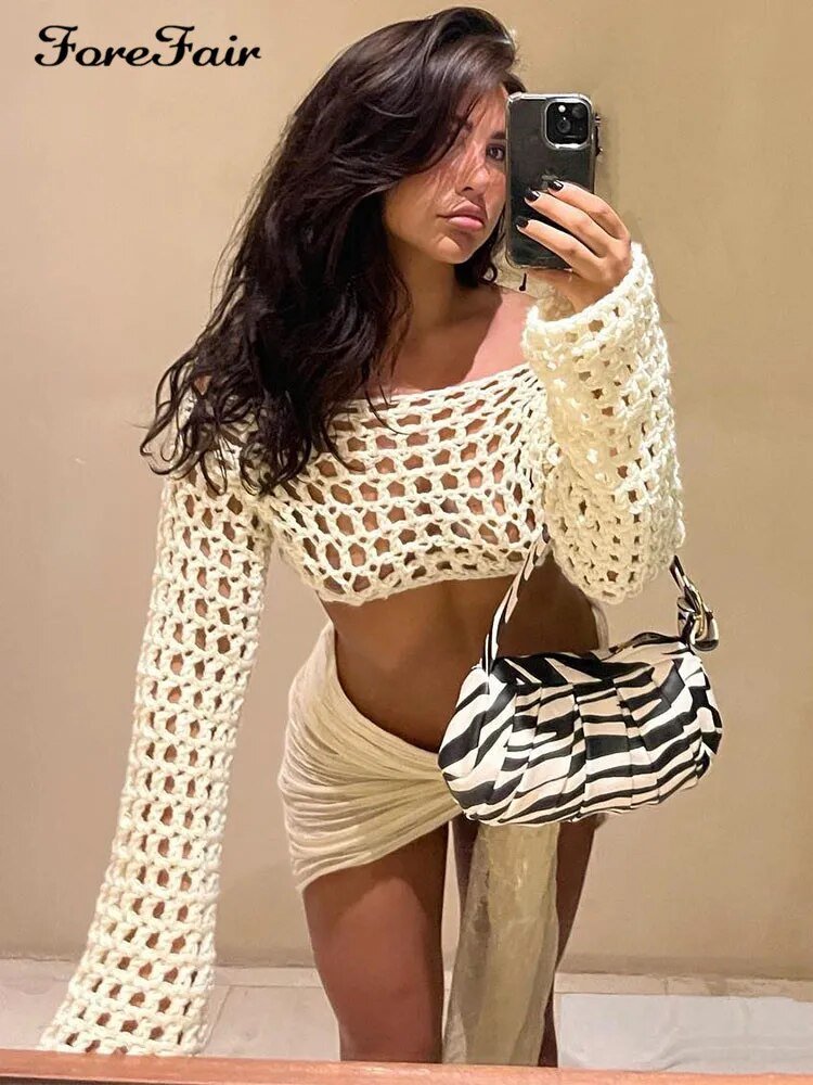 Black goth crop top - Y2k station