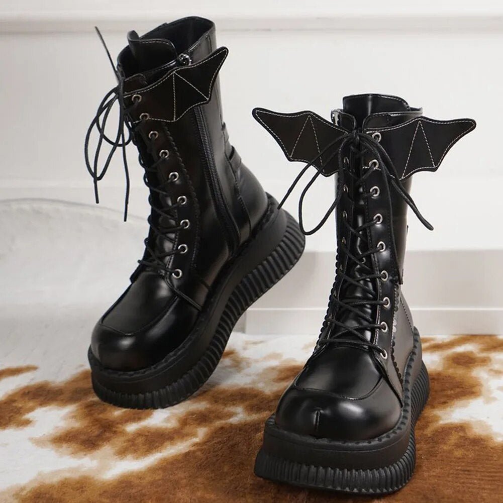 Black goth heels - Y2k station