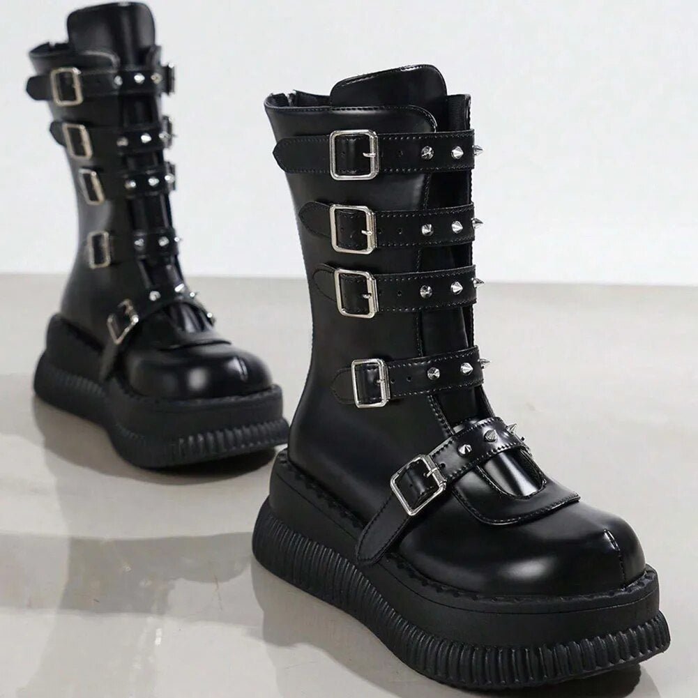 Black goth heels - Y2k station