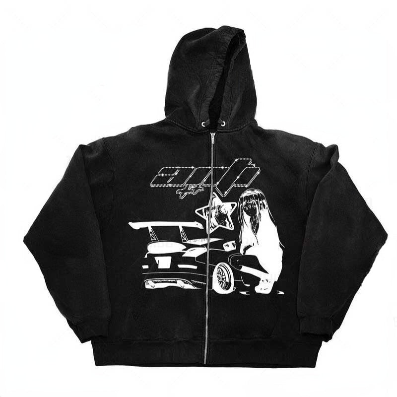 Black y2k jacket - Y2k station
