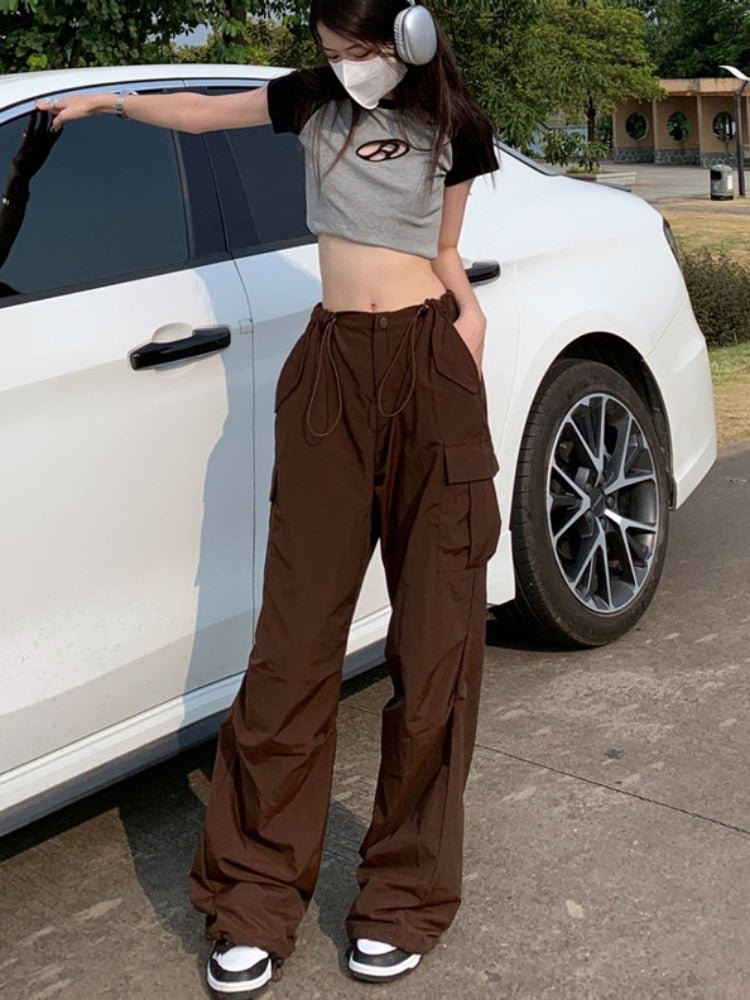 Brown cargo pants Y2K - Y2k station