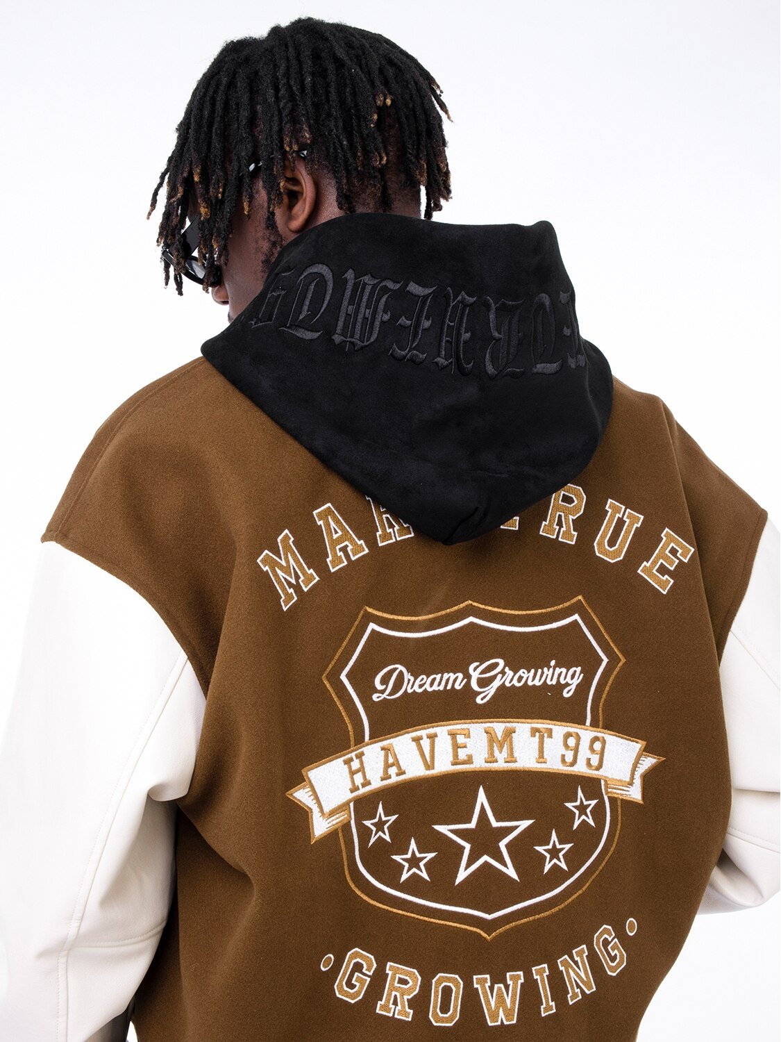 Brown Varsity Jacket - Y2k station
