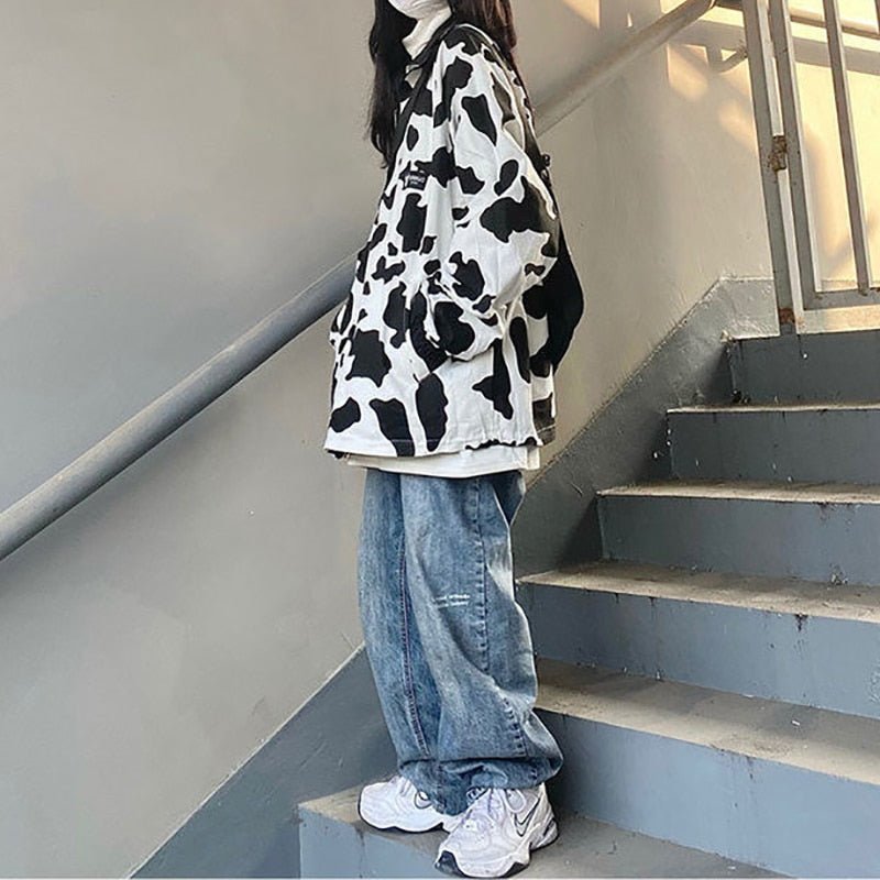 Cow Print Jacket - Y2k station