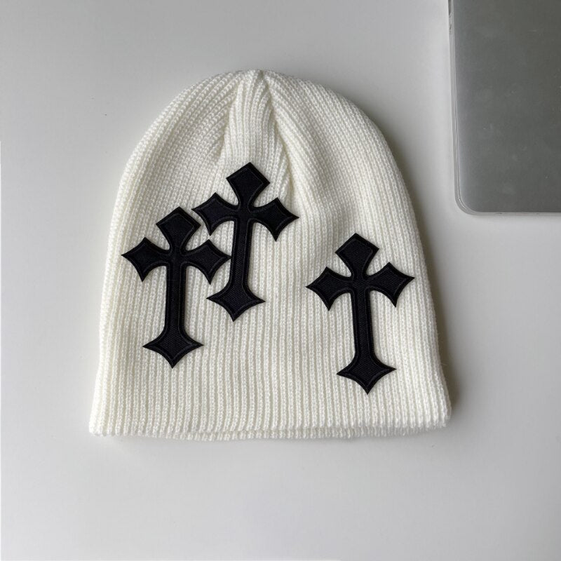 Cross Beanie - Y2k station