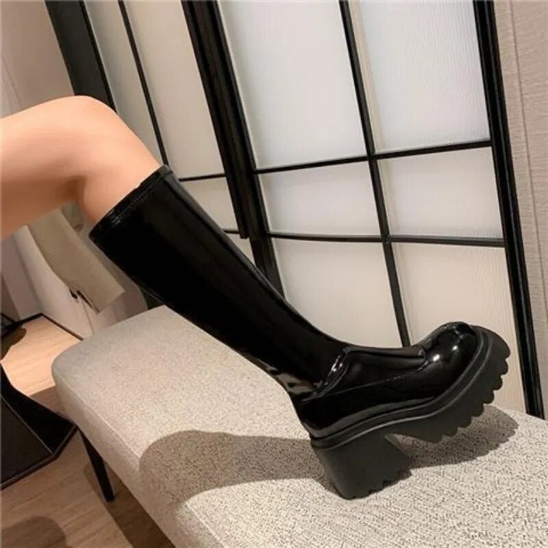 Emo platform boots - Y2k station