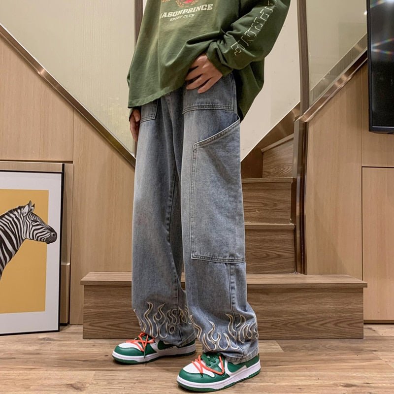 Flame Jeans - Y2k station