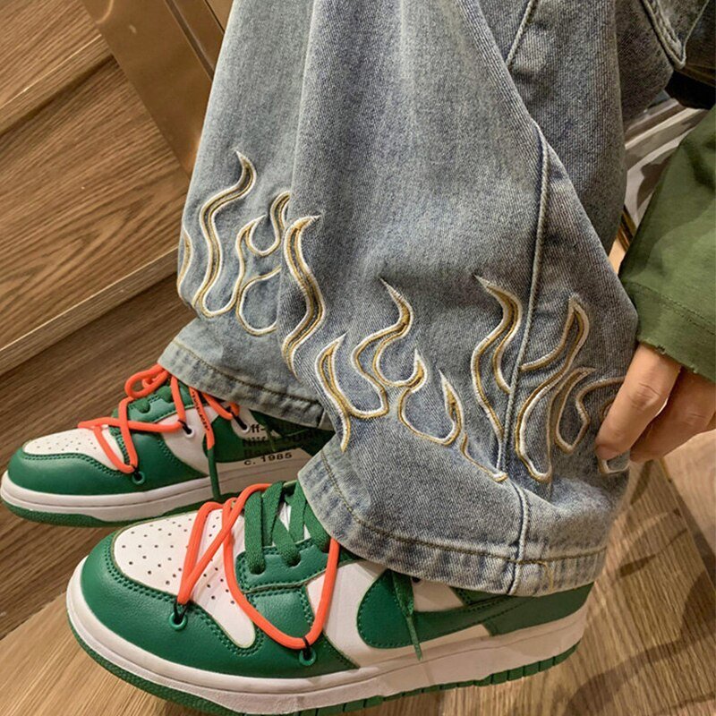 Flame Jeans - Y2k station