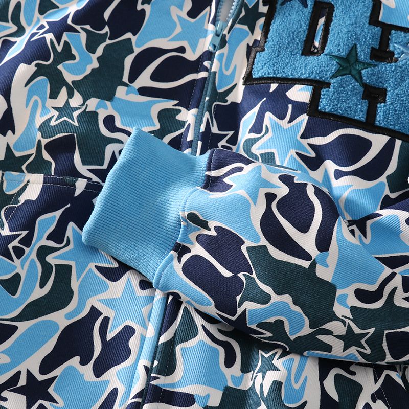 Full zip camo hoodie - Y2k station