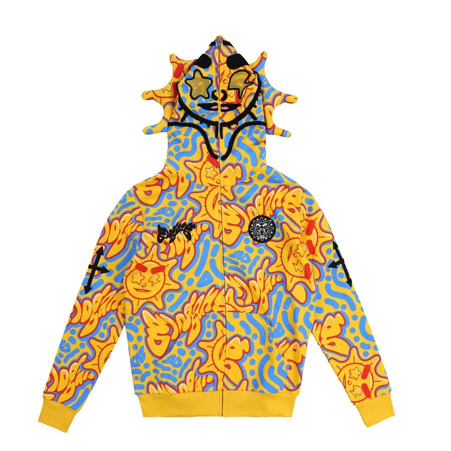 Glo gang hoodie full zip - Y2k station