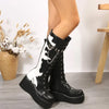 Goth punk boots - Y2k station