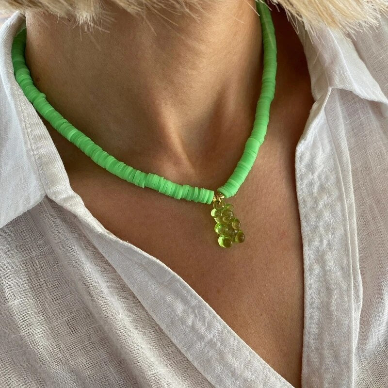 Gummy bear necklace aesthetic - Y2k station