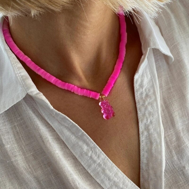 Gummy bear necklace aesthetic - Y2k station