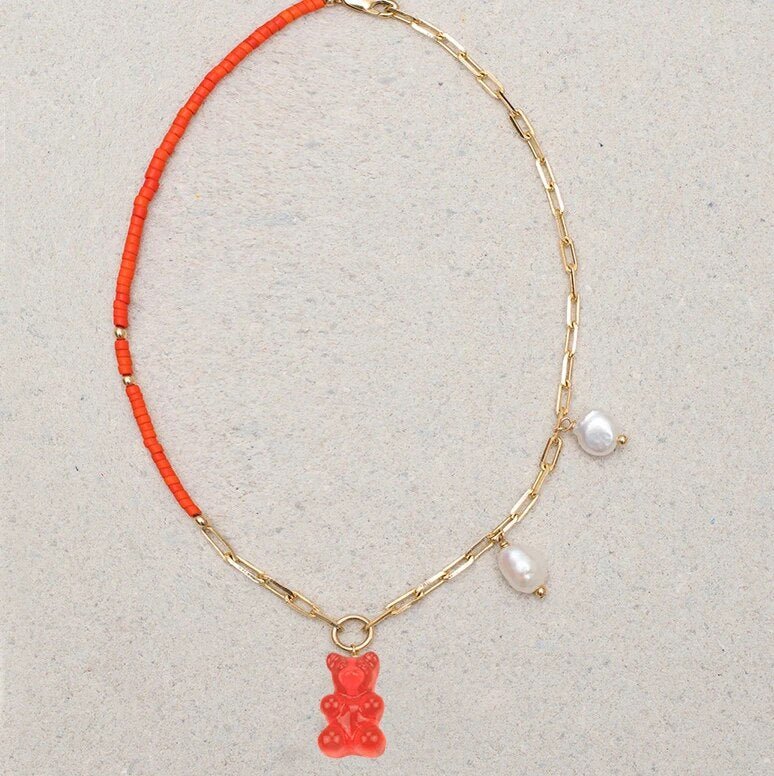 Gummy bear necklace aesthetic - Y2k station