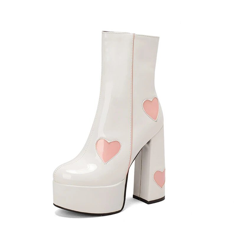 Heart platform boots - Y2k station
