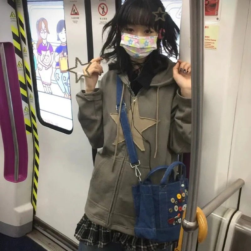 Jacket With Stars - Y2k station