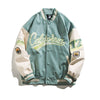Leather Varsity Jacket - Y2k station