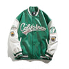 Leather Varsity Jacket - Y2k station