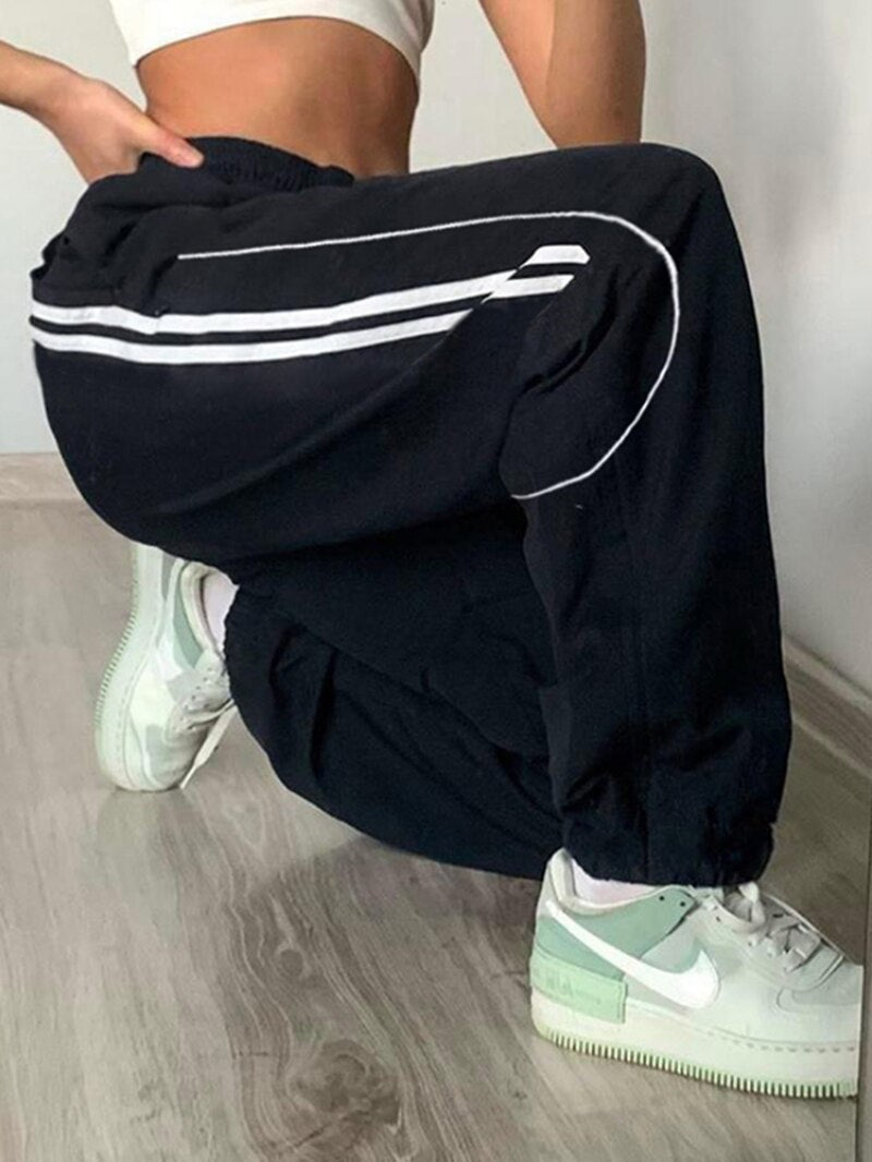 Nylon Track Pants - Y2k station