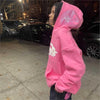 Pink Full Zip Hoodie - Y2k station