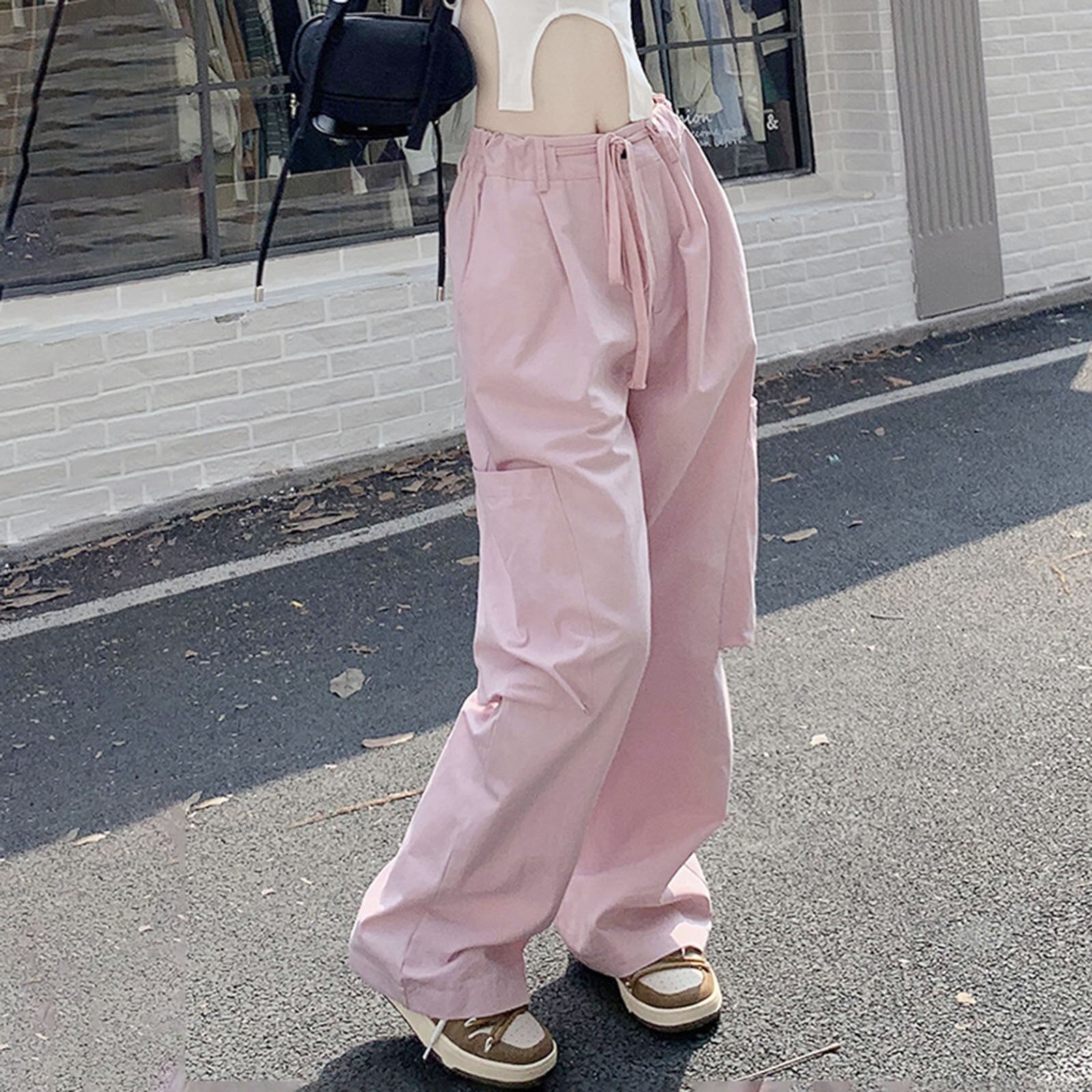 Pink Track Pants - Y2k station