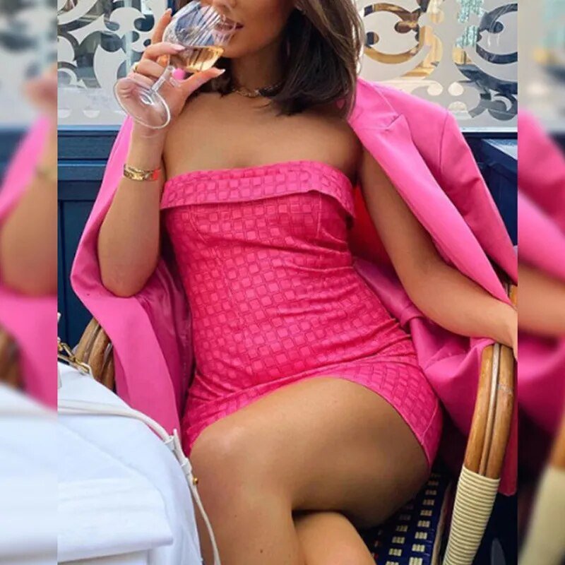 Pink y2k dress - Y2k station