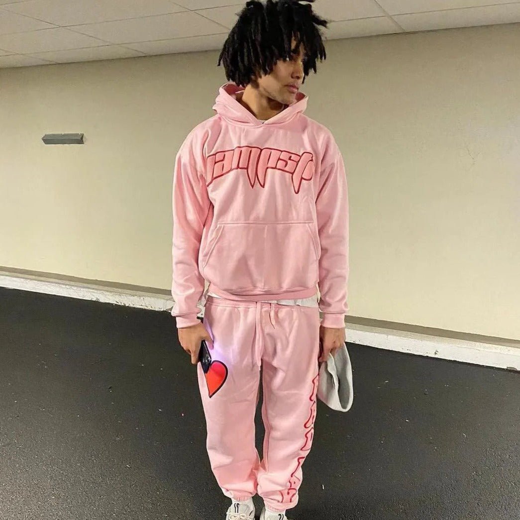 Pink y2k hoodie - Y2k station