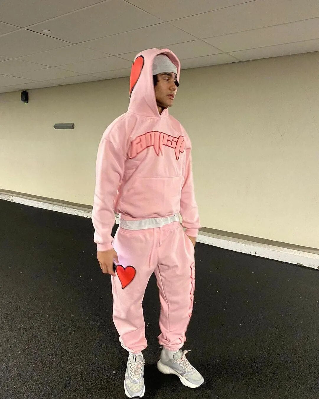 Pink y2k hoodie - Y2k station