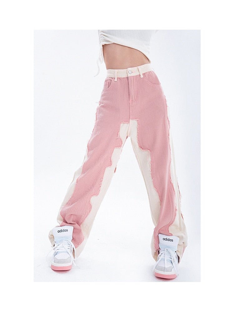 Pink Y2K pants - Y2k station