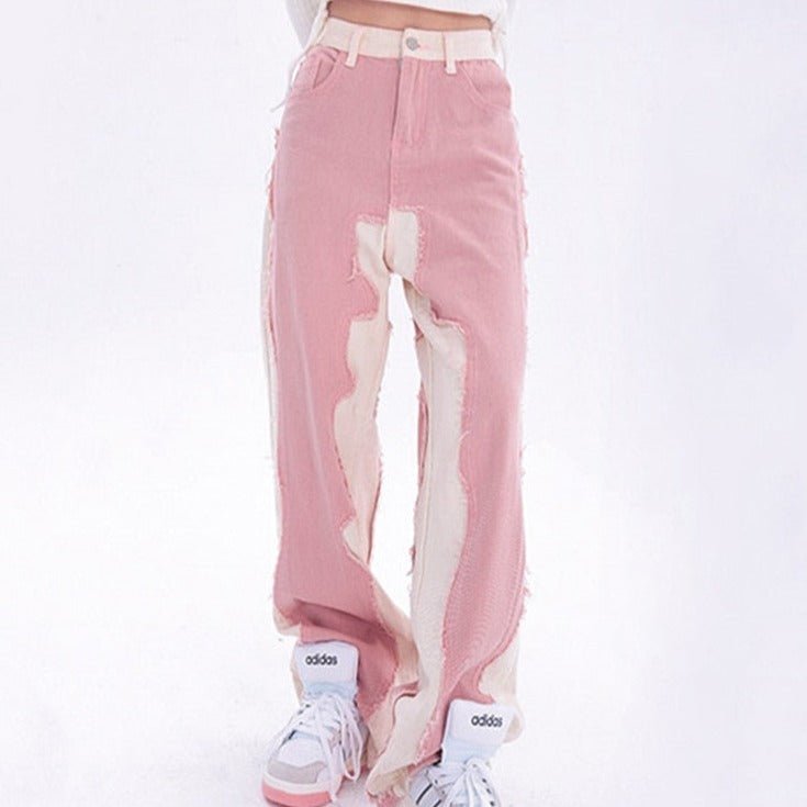 Pink Y2K pants - Y2k station