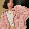 Pink Y2K zip up hoodie - Y2k station