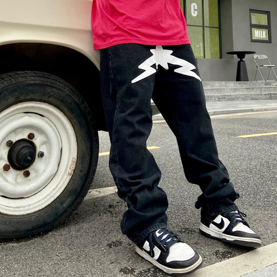 Printed Jeans - Y2k station