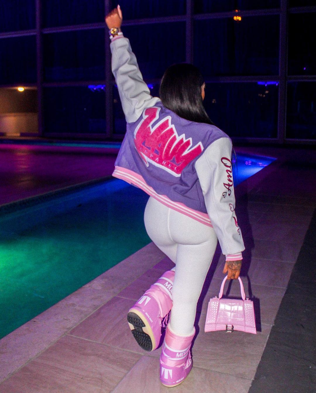 Purple Varsity Jacket - Y2k station