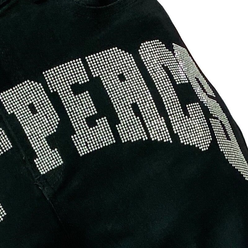 Rhinestone jeans Y2K - Y2k station