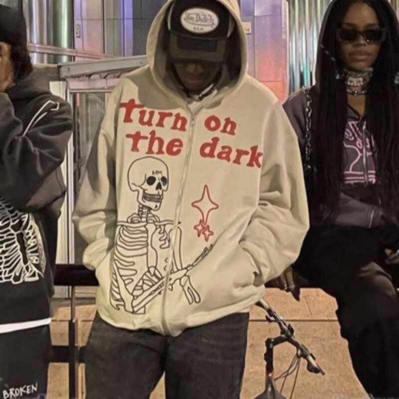 Skeleton Sweater - Y2k station