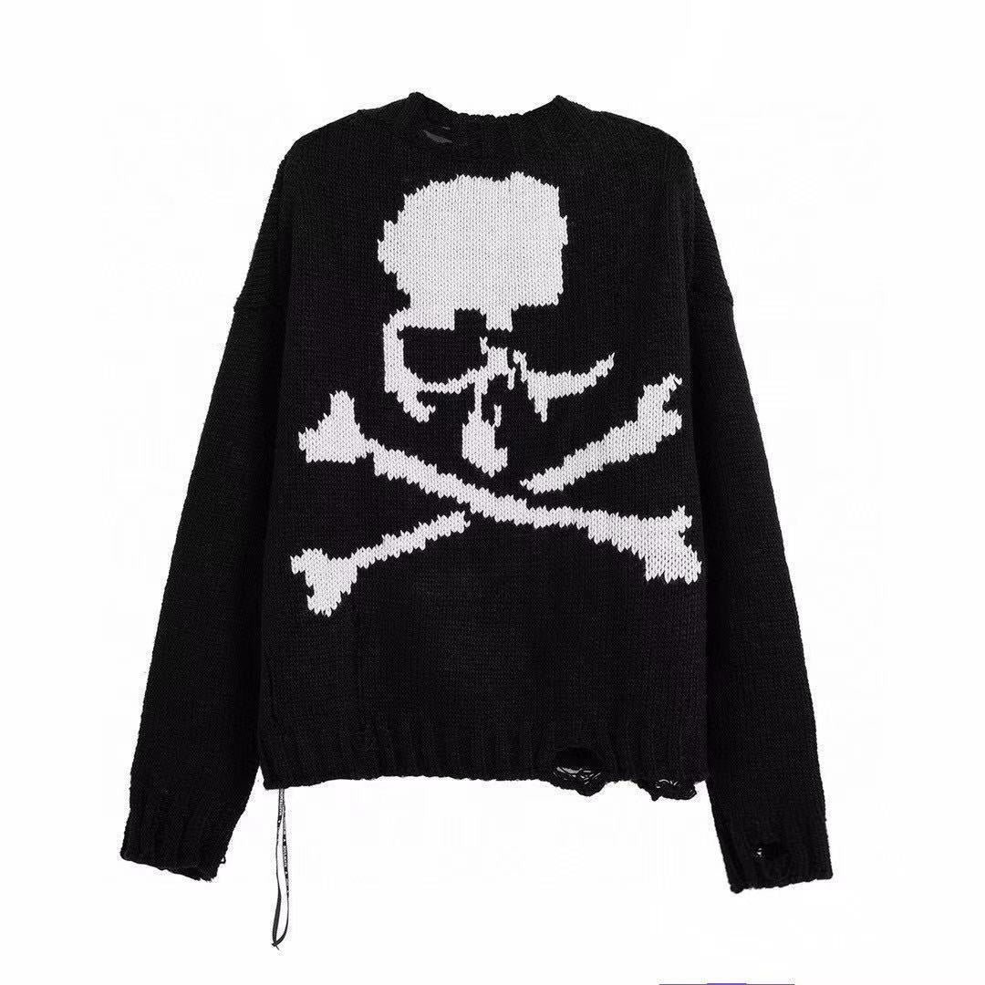 Skull Sweatshirt - Y2k station
