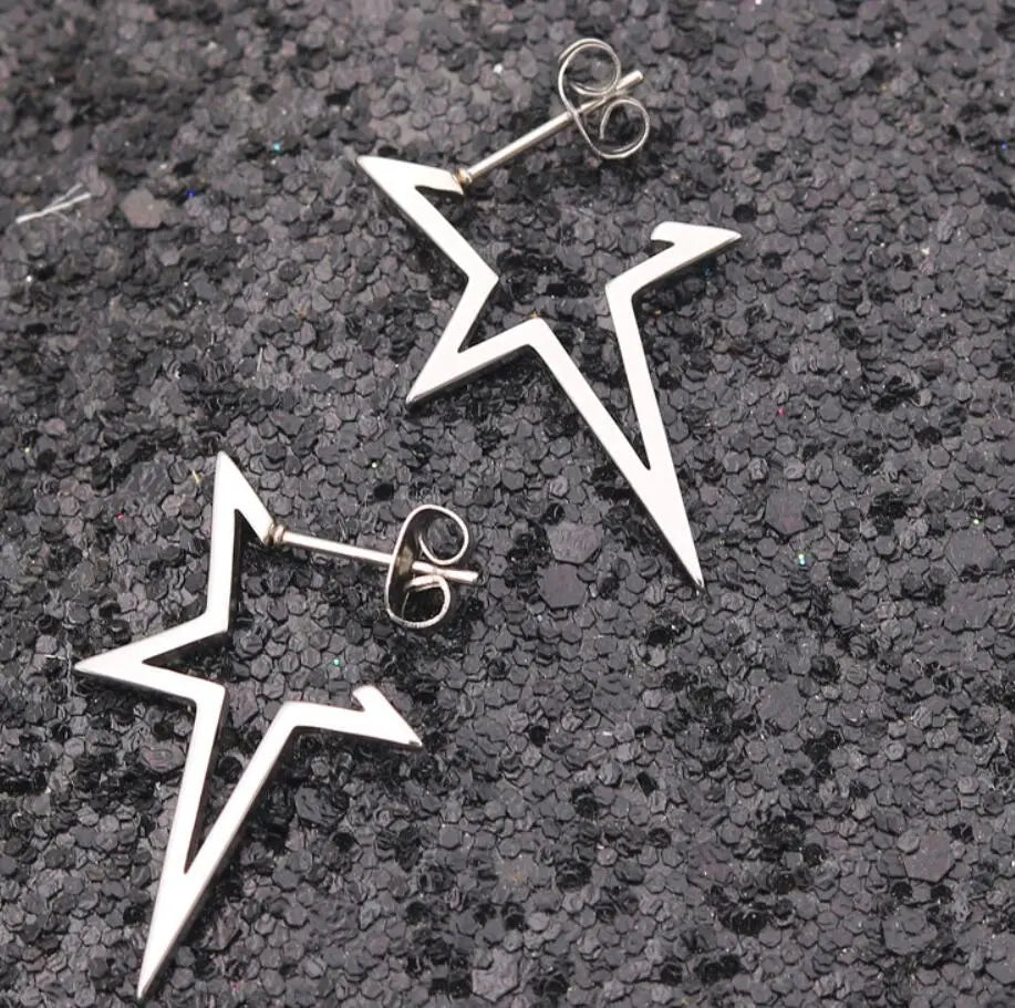 Star earrings y2k - Y2k station