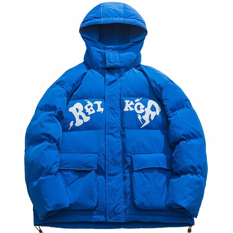 Uk Drill Puffer Jacket - Y2k station