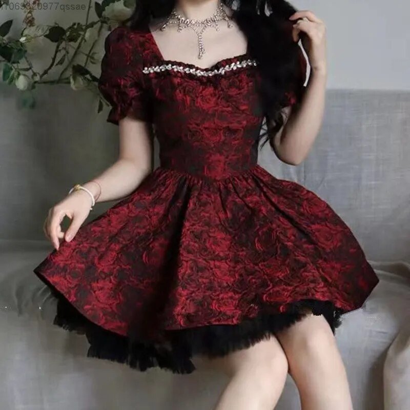 Vampire goth dress - Y2k station