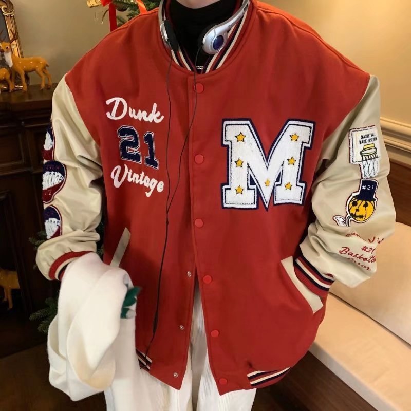 Varsity Jacket Red - Y2k station