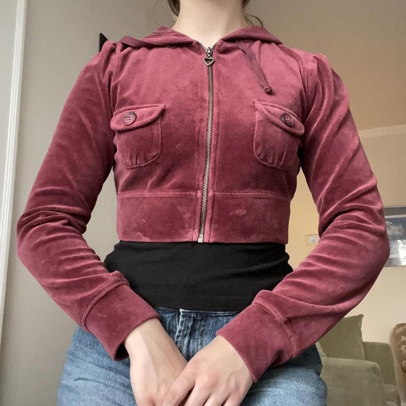 Velvet jacket Y2K - Y2k station