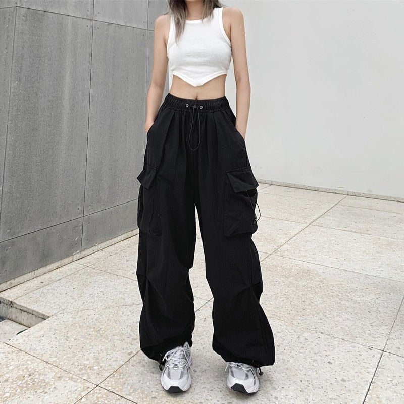 Y2K Black cargo pants