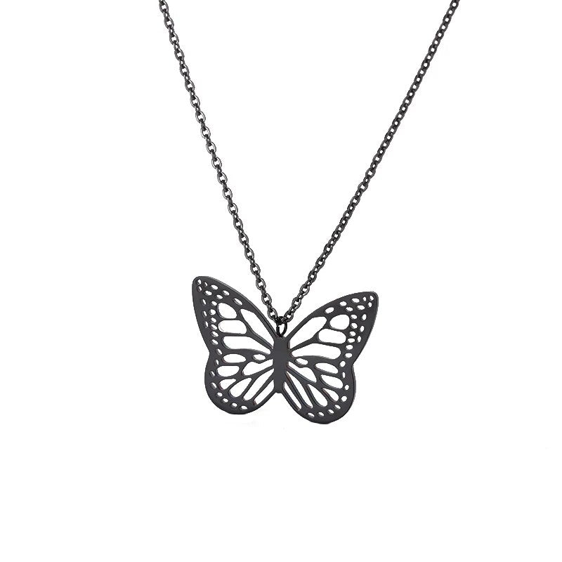 Y2K butterfly necklace - Y2k station