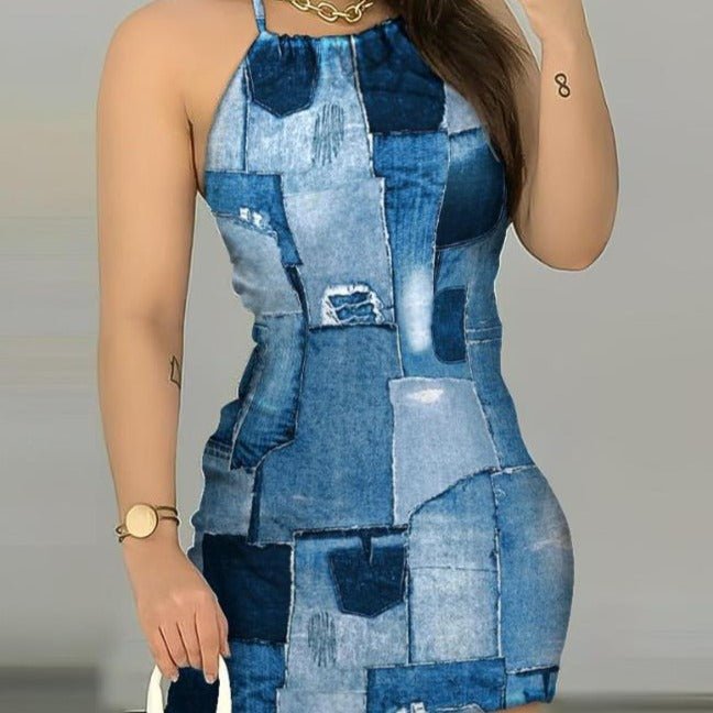 Y2K denim dress - Y2k station