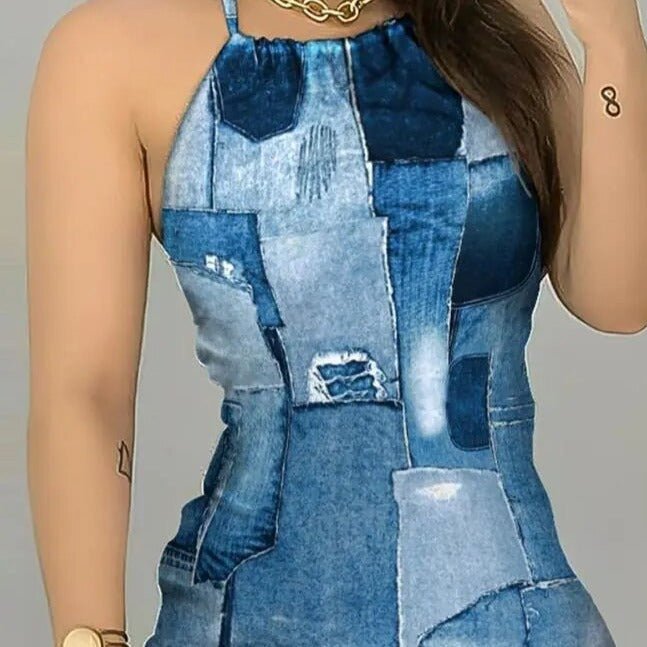 Y2K denim dress - Y2k station