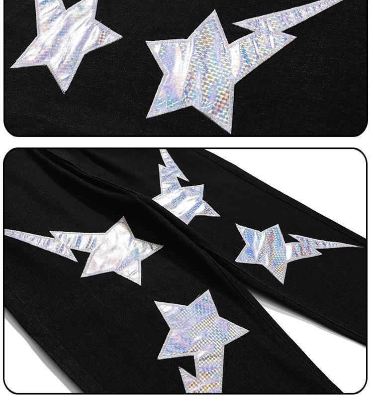 Y2K embroidered jeans - Y2k station